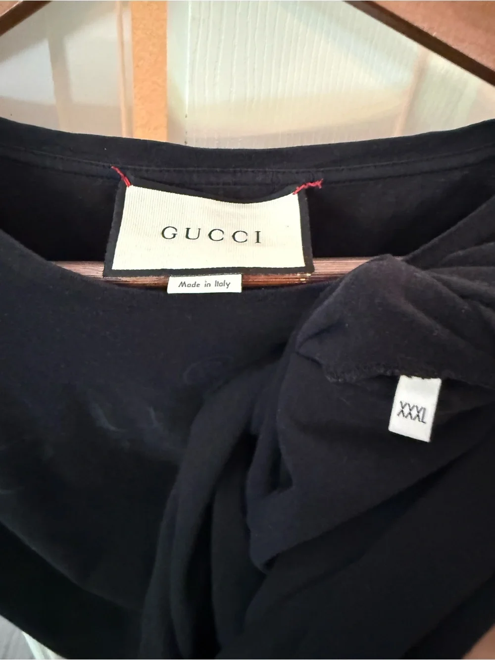 Gucci Black Logo Tee (Fits like L/XL)